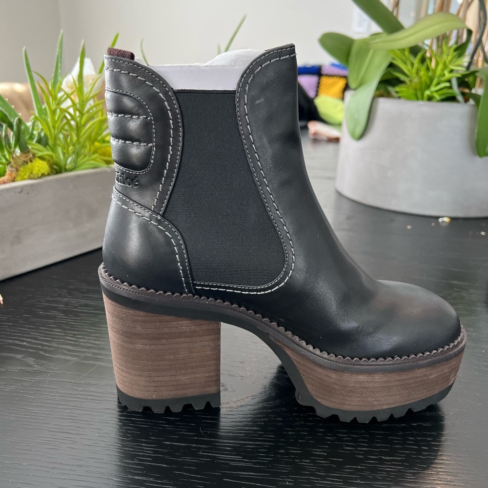 See By Chloe BRAND NEW Casey dark brown bootie
